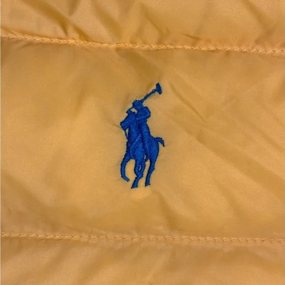 Polo Ralph Lauren 🔥 Men’s Yellow Hooded Packable Puffer Jacket Coat NWT - Picture 7 of 16